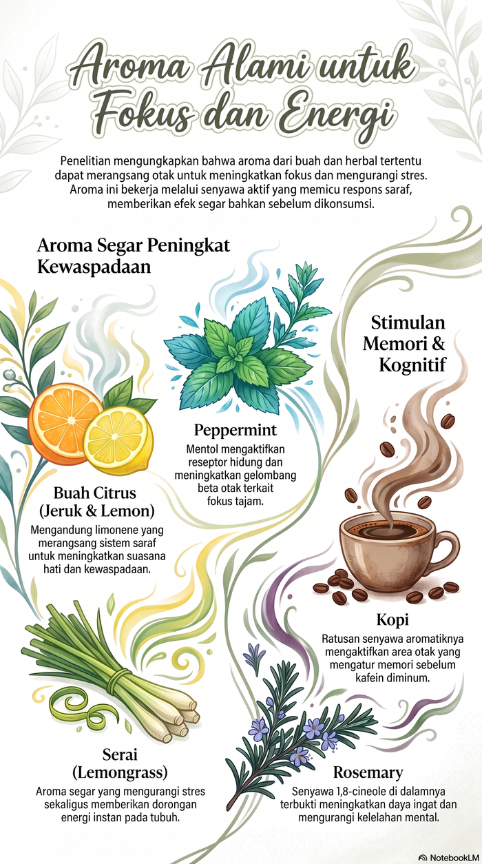 Ilustrasi tanaman peppermint