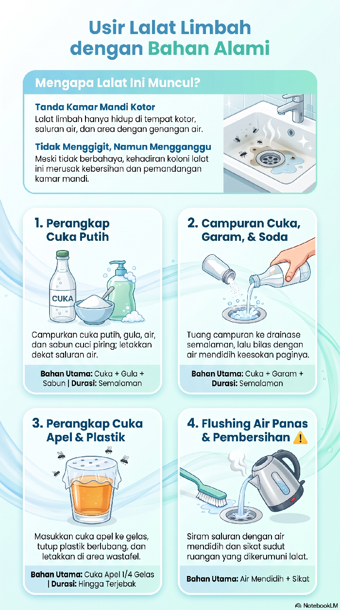 Infografis cara mengusir lalat