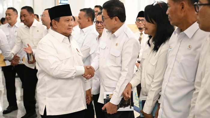Kepala BPOM bertemu Presiden.