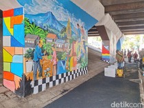 Sentuhan Mural Seniman Lokal Ubah Wajah Perbatasan Bandung
