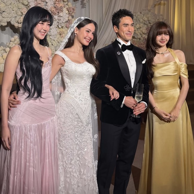 Potret Nadech & Yaya, Couple Artis Thailand Nikahnya Dihadiri Lisa BLACKPINK