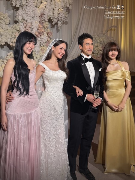 Potret Nadech & Yaya, Couple Artis Thailand Nikahnya Dihadiri Lisa BLACKPINK