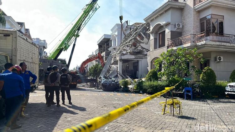 Penampakan Rumah Mewah di Medan yang Hancur Lebur Akibat Ledakan