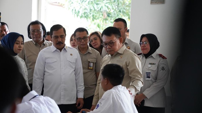 Menteri Imipas dan Kepala KSP