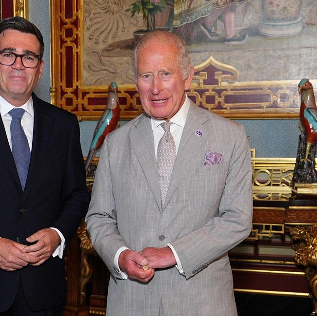 Momen Raja Charles III Resmikan Andy Burnham Jadi PM Inggris