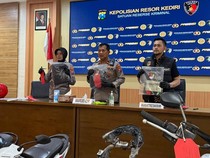 3 Maling Motor di Kediri Diringkus, 6 Motor Ikut Diamankan
