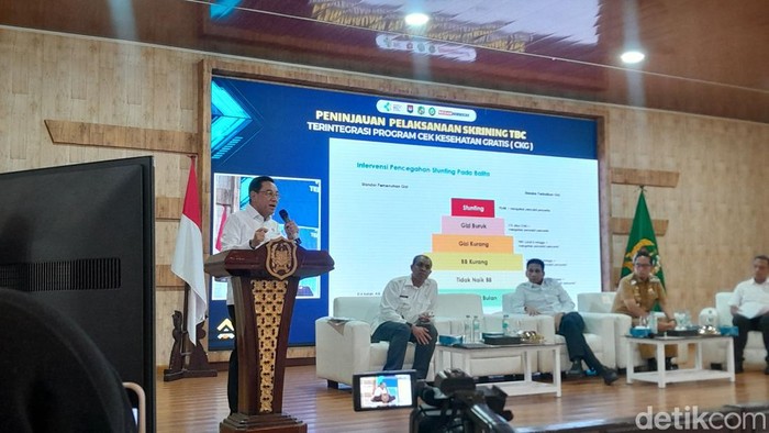 Wakil Menteri Kesehatan RI dr. Benjamin Paulus Octavianus, Sp.P(K). (Rechtin Hani Ritonga/detikSumut)