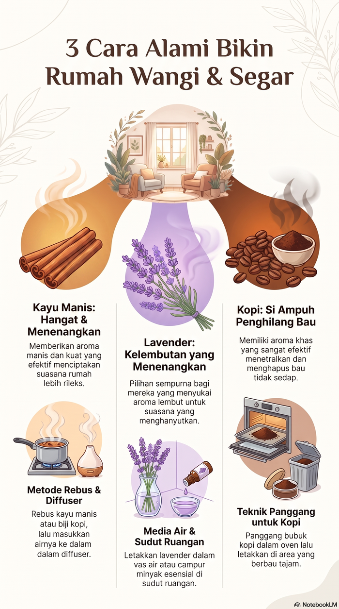Bahan alami yang bisa bikin ruangan wangi.