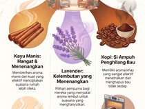 Infografis: Mau Rumah Wangi Tanpa Bahan Kimia? Coba 3 Bahan Alami Ini