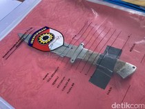 Penampakan Sangkur yang Dipakai Petong Bunuh Man Colik, Berasal dari Dapur