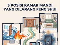 Posisi Kamar Mandi yang Dilarang Feng Shui, Bisa Bawa Sial!
