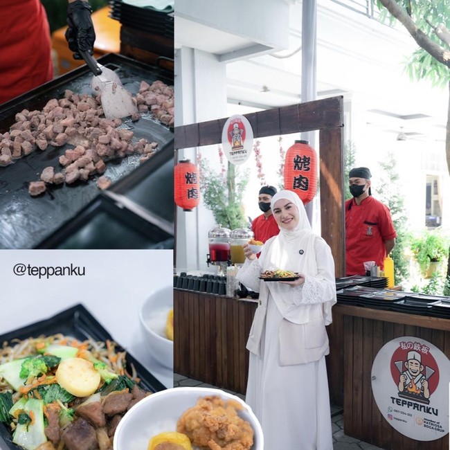 Irish Bella Tasyakuran Khitanan Air Rumi, Siapkan Teppanyaki hingga Popcorn