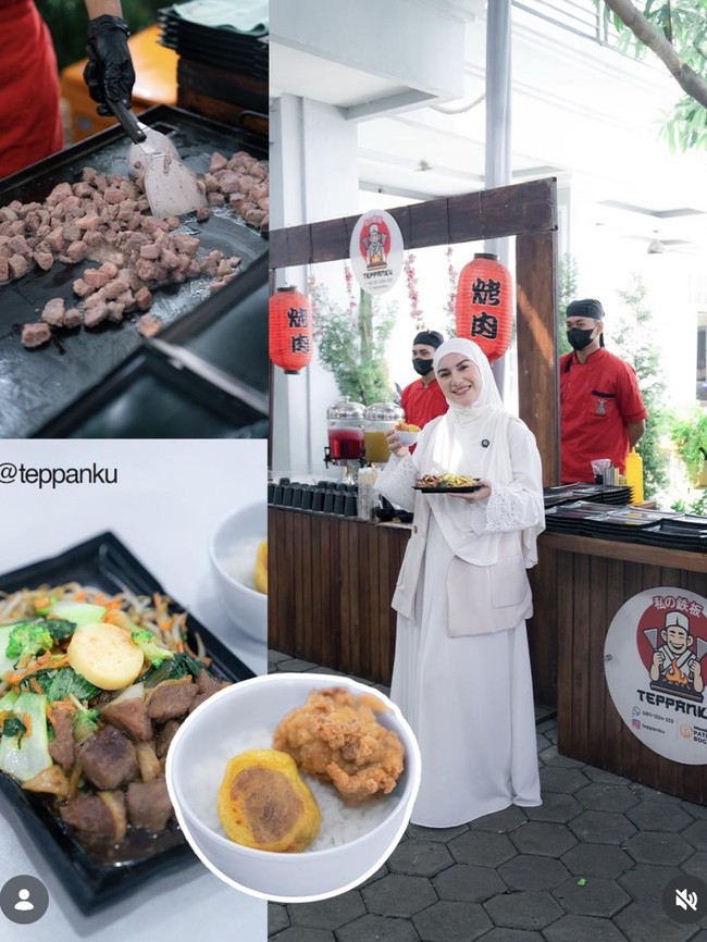 Irish Bella Tasyakuran Khitanan Air Rumi, Siapkan Teppanyaki hingga Popcorn