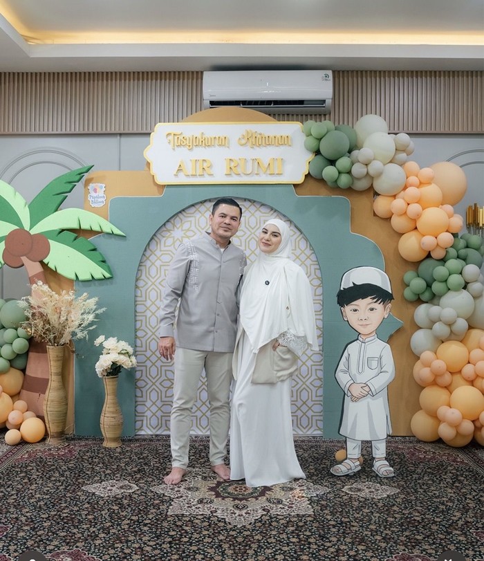 Irish Bella Tasyakuran Khitanan Air Rumi, Siapkan Teppanyaki hingga Popcorn