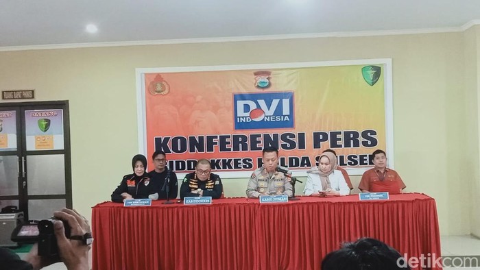 Konferensi pers tragedi tenggelamnya KLM Nurul Salsa di Selayar.