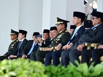 Mendagri Hadiri Upacara Prasetya Perwira TNI-Polri di Istana Merdeka