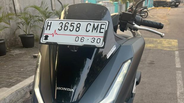 Motor PCX yang digondol maling modus test drive di Ngaliyan, Semarang, Minggu (19/7/2026).