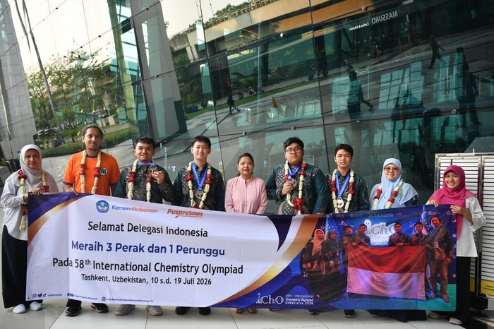 Para siswa asal RI raih medali IChO 2026.