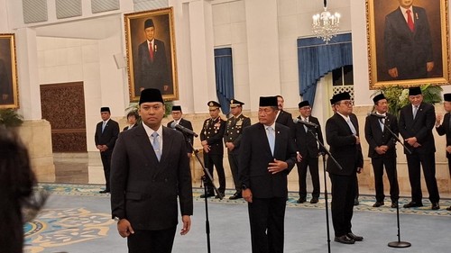 Pelantikan Sudaryono sebagai Kepala BGN (Rolando/detikcom)