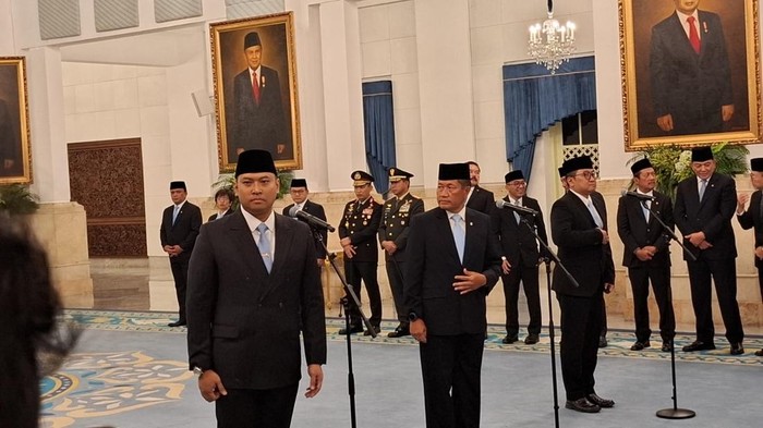 Pelantikan Sudaryono sebagai Kepala BGN (Rolando/detikcom)
