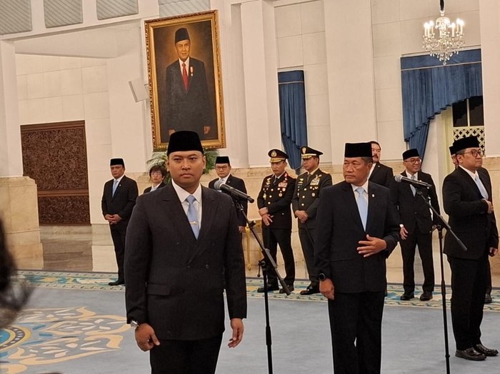 Pelantikan Sudaryono sebagai Kepala BGN (Rolando/detikcom)