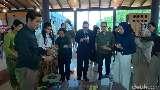 Peluncuran instalasi Flomiland oleh Citilink di Terminal 1C Bandara Soekarno-Hatta