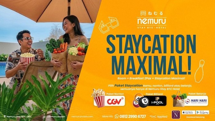 Promo Staycation Maximal Nemuru