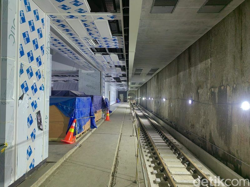 Stasiun MRT Monas Rampung Tahun Depan, Begini Progresnya