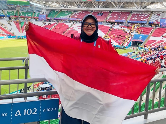 Mengenal Mita Yulian Sasmita, relawan asal Depok, Jawa Barat, yang mencuri perhatian di Piala Dunia 2026. Mita menceritakan pengalamannya selama menjadi volunteer selama FIFA World Cup 2026.