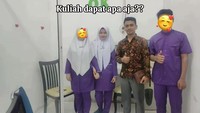 Viral! Mahasiswi Menikah dengan Dosennya, Toga Wisuda Dipindahkan Suami