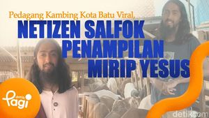 Video: Pedagang Kambing Kota Batu Viral, Netizen Salfok Penampilan Mirip Yesus