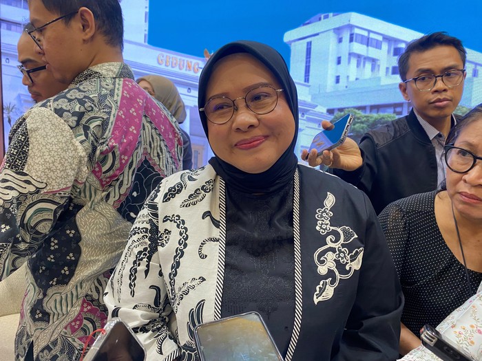 Direktur Perlindungan Warga Negara Indonesia (PWNI) Kementerian Luar Negeri RI, Heni Hamidah, di Kantor Kemlu, Jakarta, Kamis (23/7/2026).
