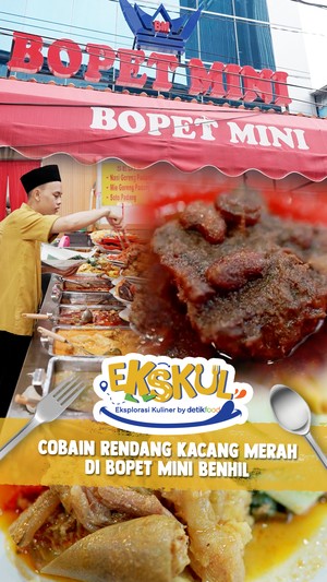 Cobain Rendang Kacang Merah di Bopet Mini Benhil