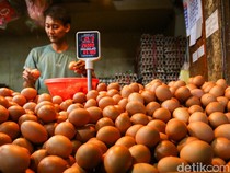 Harga Daging & Telur Ayam Naik, Cabai Rawit Turun