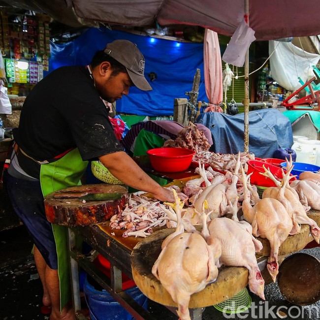 Harga Telur dan Ayam Potong Merangkak Naik di Pasar Jakarta