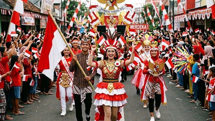 Ilustrasi Kostum Pawai 17 Agustus 2026