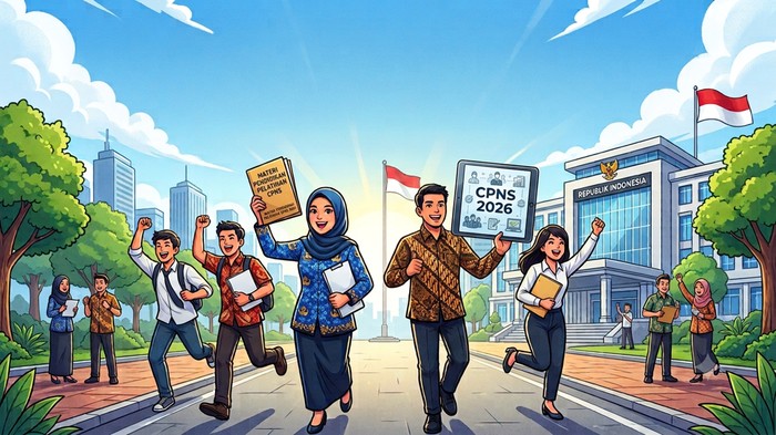 Ilustrasi pendaftaran CPNS 2026.