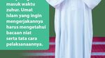 Niat dan Cara Mengerjakan Salat Dhuha 2 Rakaat