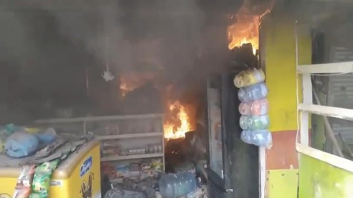 Kebakaran di Sukabumi