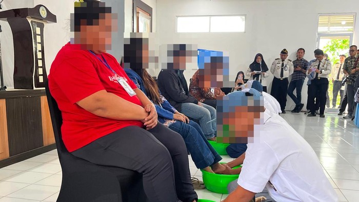 Momen prosesi pemberian remisi anak binaan LPKA Muara Bulian, Jambi, dalam rangka Hari Anak Nasional