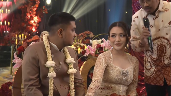 Akad nikah Nathalie Holscher dan Aripat