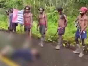 OPM Tembak Mati 3 Warga Sipil Termasuk Pasutri di Jalanan Yahukimo