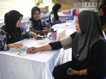 Warga Perbatasan Ikuti Cek Kesehatan Gratis di Posyandu ILP Sebatik