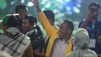 Ketua Umum Partai Golkar Bahlil Lahadalia tampak hadir dalam peringatan Harlah ke-28 PKB.
