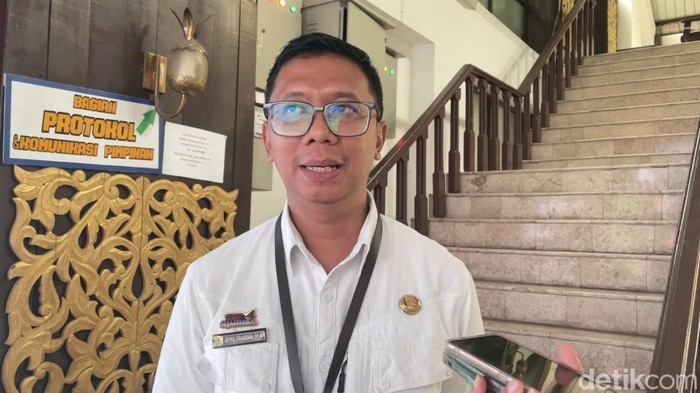Plt Kadinsos Banjarmasin Jefrie Fransyah. (Khairun Nisa/detikKalimantan)