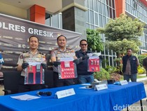 Polres Gresik Bekuk 2 Residivis Pengedar Sabu Sistem Ranjau
