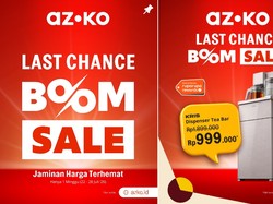 Kejar AZKO Last Chance BOOMSALE, Cek Promo Menariknya di Sini