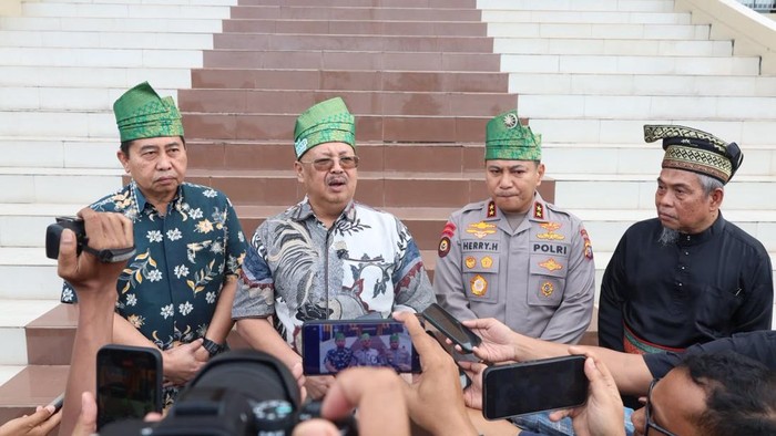 Pusat Studi Kepolisian berkunjung ke Polda Riau, Kamis (23/7/2026).