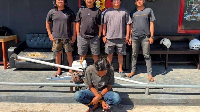 Residivis curi mesin perahu nelayan di Parepare ditangkap.