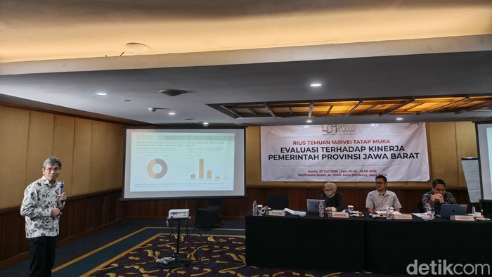 Rilis survei kepuasa warga terhadap Pemprov Jabar